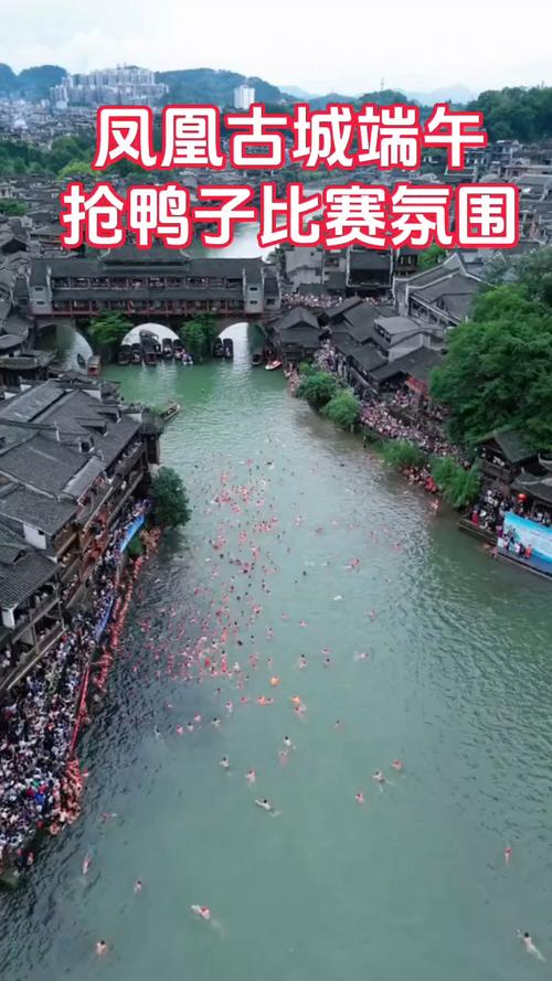 凤凰古城百人抢鸭子,凤凰古城百人抢鸭子是真的吗